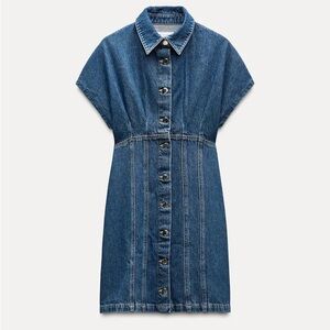 Z1975 DENIM MINI DRESS ZARA